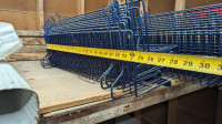 24" & 48" (10X each) Peg Board Slat Wall Metal Wire Shelf Rack