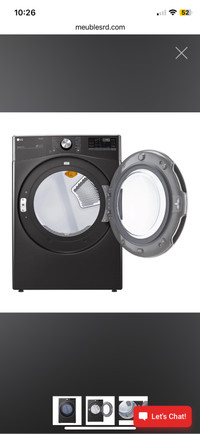 LG thinq electric dryer