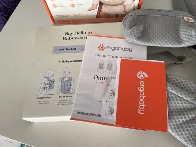 Ergobaby Omni Deluxe Baby Carrier- Pearl Grey Mesh- Brand New in Strollers, Carriers & Car Seats in London - Image 3