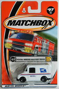 Matchbox 1/64 Postal Service Delivery Truck USPS Diecast