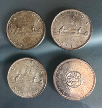 Canadian Silver dollars pre-1967