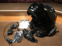 Bombardier Modular Helmet XXL w. Collett Radio, Intercom System