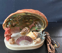 Decorative Abalone Shell ceramic base 