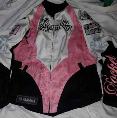 YAMAHA ARMOURED JOE ROCKET WOMENS SZ. S MOTORCYCLE JACKET