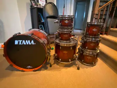 7 Piece Tama Starclassic Full Bubinga Drum Kit, View more