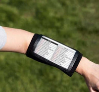 Wristband play books for soccer