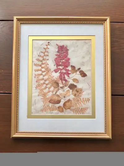 Dried Flower Vintage Art Gold Frame Home Decor Cottagecore, View more