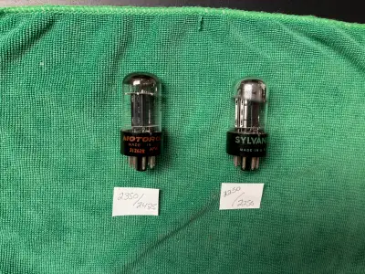 6SNTGTB Vacuum Tubes Motorola and Sylvania, View more