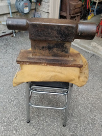 Old homemade anvil 80 lbs