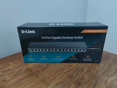 D-Link 16 Port Gigabit Desktop Switch, View more