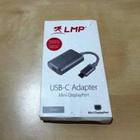 LMP USB-C to Mini DisplayPort Adapter, 4K @ 60 Hz, Aluminum