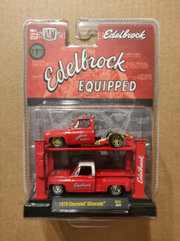 M2 Machines Edelbrock Chevy Silverado CHASE 1:64 diecast truck