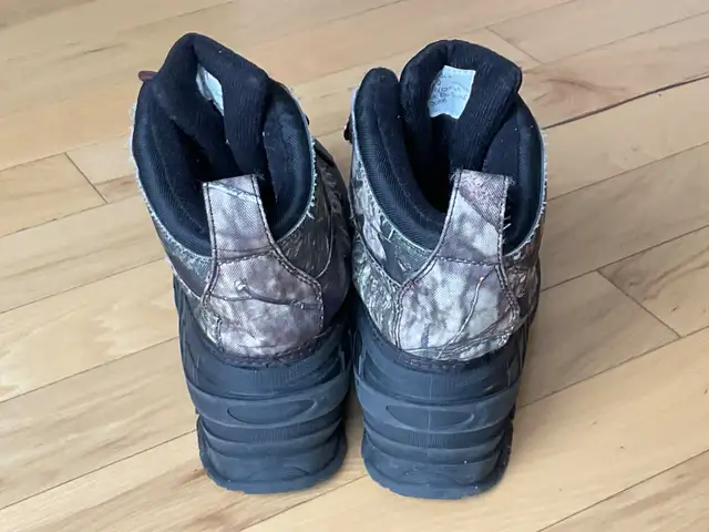 Winter Waterproof, Rubber Snow Boots. Size 10. Great Shape in Men's Shoes in Edmonton - Image 5