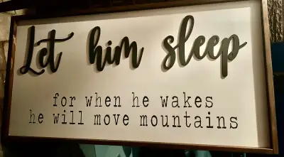 Nursery / Bedroom Sign / Decor - Rustic Farmhouse, View more