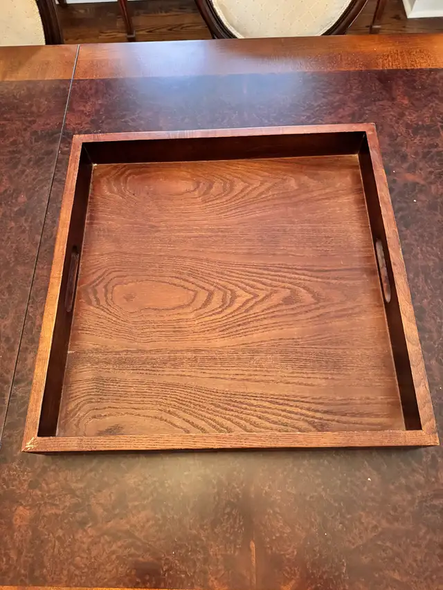 Pottery Barn Real Mahogany Sqaure Tray in Home Décor & Accents in City of Toronto - Image 4