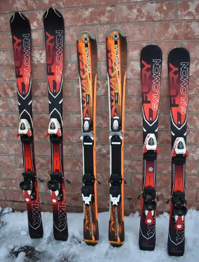 Junior Skis for Sale – Salomon & Dynastar – 100cm, 110cm, 120, View more
