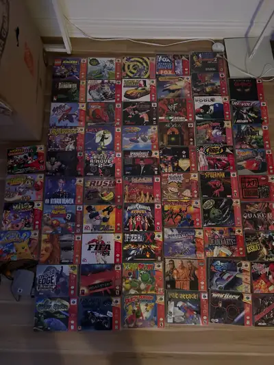 Nintendo 64 N64 Games with Custom Case and Manual, View more
