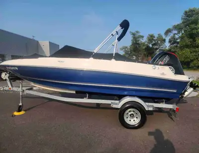 This 2017 Bayliner 170 bowrider was purchased from the dealership brand new, one owner and still in...
