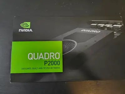 NVIDIA Quadro P2000 5GB - Single-Slot Bus-Powered 75W GPU Plex, View more