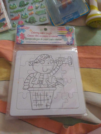 Coloring puzzle craft