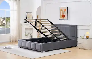 Queen bed frame with free delivery in Beds & Mattresses in Downtown-West End - Image 5