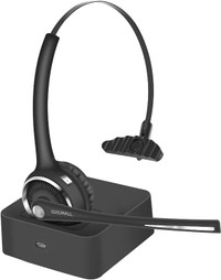 Bluetooth 5.0 Headset for with Charging Base