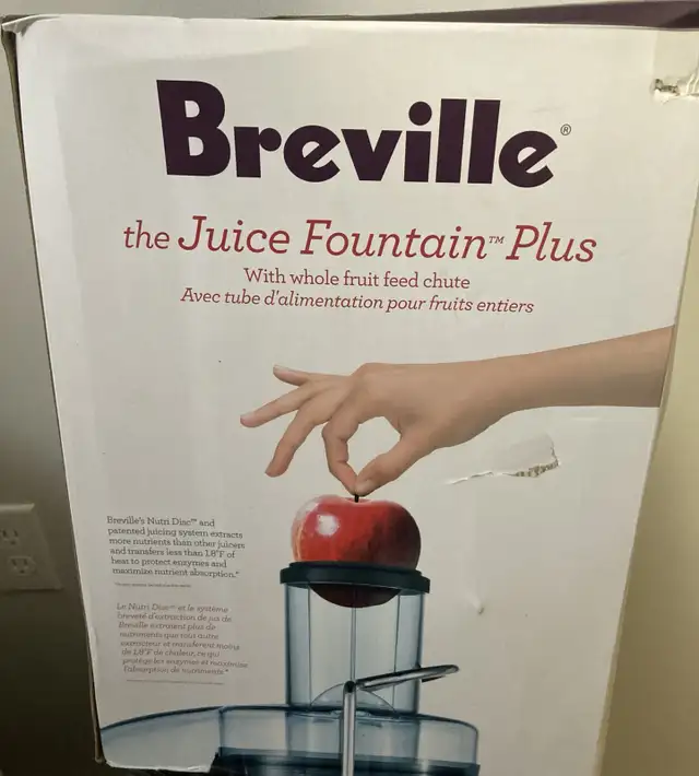 Breville juice fountain plus in Processors, Blenders & Juicers in Sudbury - Image 2