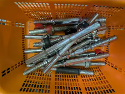 Pair of Dumbbell Handles with Collars no weights dumbells, View more