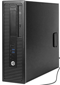 HP EliteDesk 800 G1 SFF  Computer - Intel Quad Core i5-4590