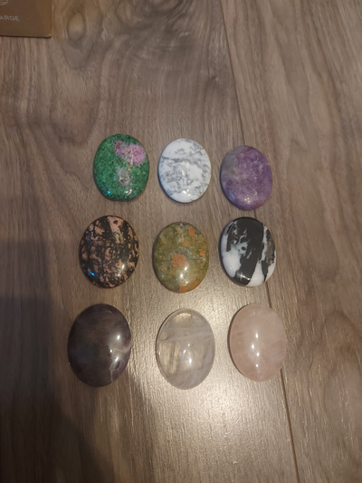 Crystal Palm Stones - * Priced PER EACH *, View more