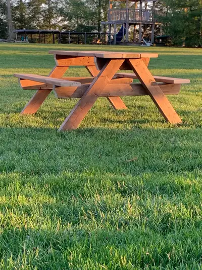 Kids Wooden Picnic Table, View more