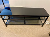 Ikea glass top media/ TV bench 47inch width 