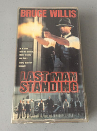 Last Man Standing Movie VHS Video Cassette