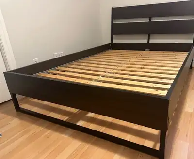 Dropoff$:Double Sz bed frame with slats , View more