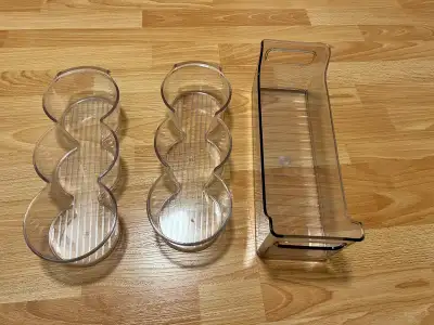 Gently used storage for fridge or panty. Looking for reasonable offers. Will sell separately. Pick u...