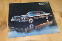 Brochure en anglais publicité Ford LTD 1978