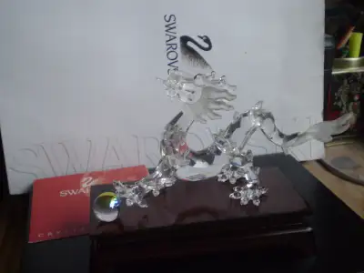 Rare Swarovski Crystal " Zodiacs Dragon " Figurine #7770NR005 - Designed by Gabriele Stamey - Issued...