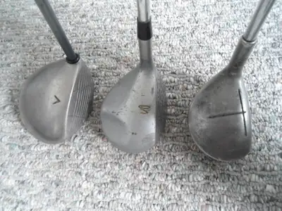 THREE RIGHT HANDED METAL WOODS, View more