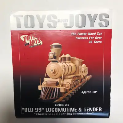 Toys and Joys Wooden Train Pattern, View more