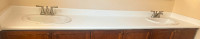 Bathroom Laminate 8ft counter for Sale