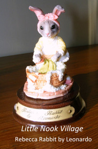 Rebecca Rabbit by Leonardo statuette, Mint in box,