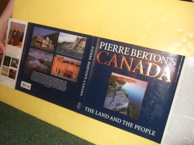 Pierre Berton's Canada  Land & the People signed Pierre Berton in Non-fiction in Oakville / Halton Region