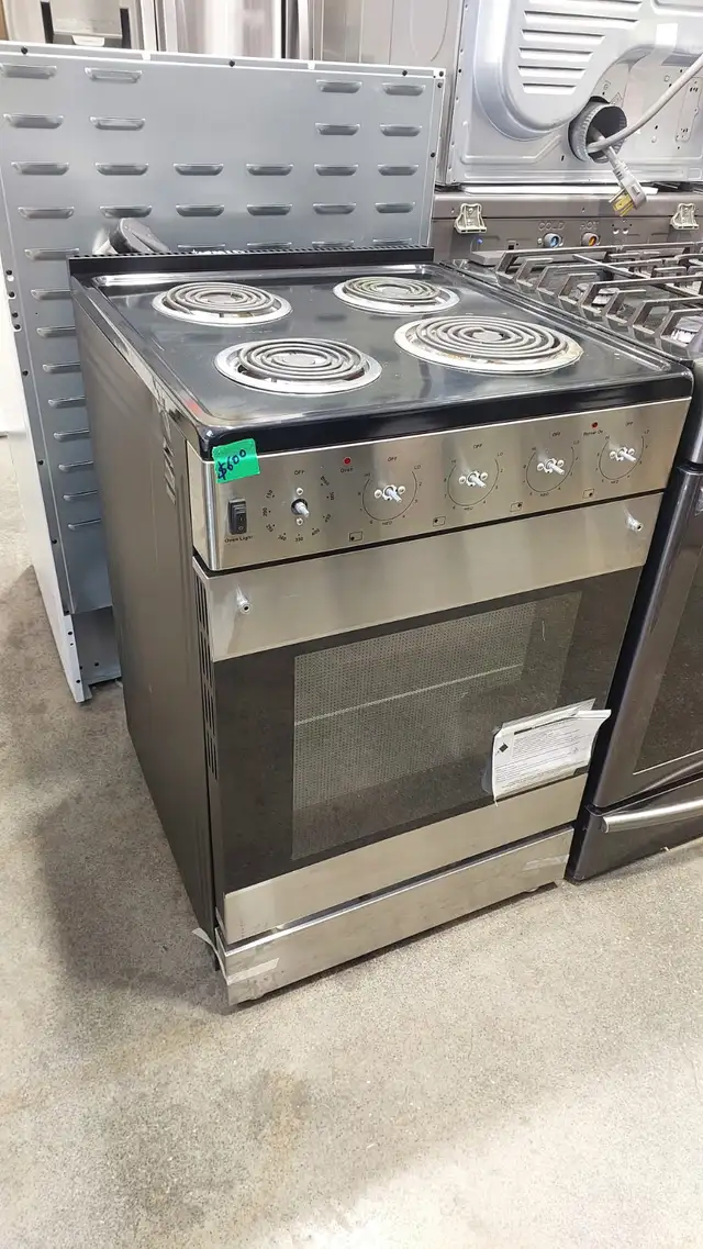 Compact 24” Electric Stove Element SS - Sale Price in Stoves, Ovens & Ranges in Mississauga / Peel Region - Image 2