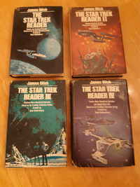 The Star Trek Reader 1 to 4 James Blish Hardcover Vintage BCE
