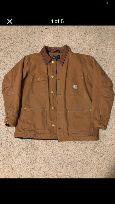 Carharrt lined duck canvas jacket, View more