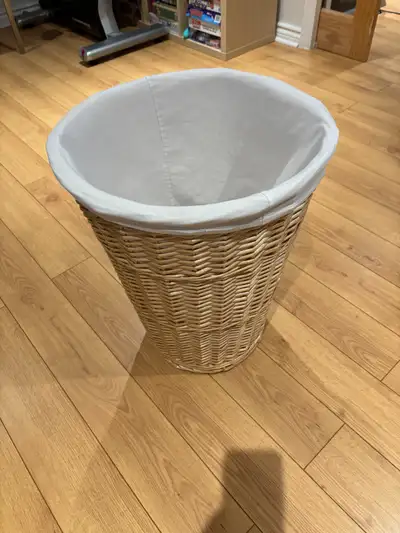 Bamboo clothes hamper/bin, View more