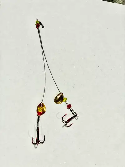 Predator jig for pike and walleye ice fishing, View more