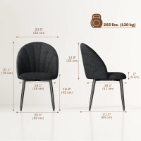 Modern Dining Chair, Upholstered Dining Room Chair wit Markham / York Region Toronto (GTA) Preview