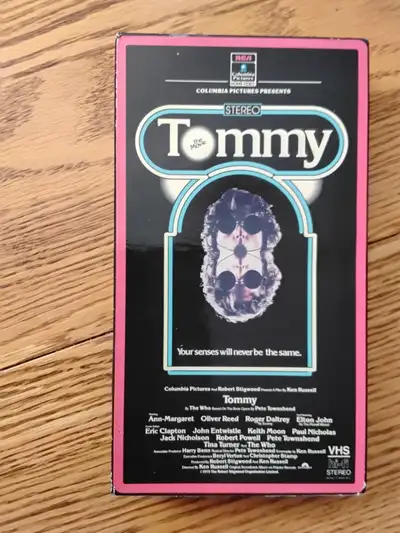 Tommy VHS Movie. In Box. Good condition., View more