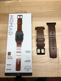 Nomad Horween Leather Apple Watch Strap